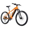 Velo Electrique/vae VTT 29 Leader Fox Arimo 2024 Homme Orange Fluo Mat 9v Moteur Roue Ar Bafang 36v 45nm Batterie 20ah (20