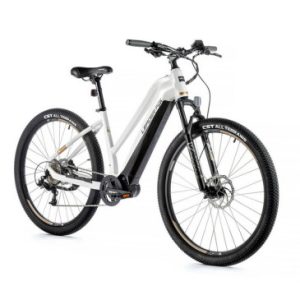 Velo Electrique/vae VTT 29 Leader Fox Swan 2023 Femme Blanc 9v Moteur Central Bafang M300 36v 80nm Batterie 15ah (20'' - H52cm - Taille L - pour Adulte de 178cm à 185cm)