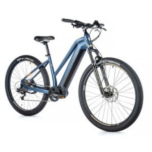 Velo Electrique/vae VTT 29 Leader Fox Swan 2023 Femme Bleu Mat 9v Moteur Central Bafang M300 36v 80nm Batterie 15ah (18'' - H46cm - Taille M - pour Adulte de 168cm à 178cm)