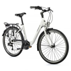 Velo Musculaire City Bike 26 Leader Fox Domesta 2023 Femme Blanc 7v Cadre Alu 19 Pouces (Taille Adulte 175 à 183 Cm)