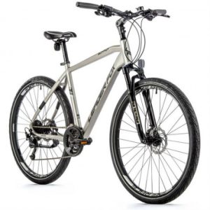 Velo Musculaire Vtc 28 Leader Fox Sumava 2023 Homme Argent Mat 9v Cadre 17