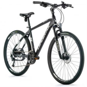 Velo Musculaire Vtc 28 Leader Fox Sumava 2023 Homme Noir Mat 9v Cadre 19 Pouces (Taille Adulte 175 à 183 Cm)