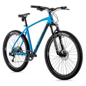 Velo Musculaire VTT 29 Leader Fox Sonora 2023 Bleu Mat 8v Cadre 18 Pouces (Taille Adulte 170 à 178 Cm)