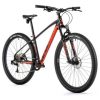 Velo Musculaire VTT 29 Leader Fox Sonora 2023 Noir/orange Mat 8v Cadre 18 Pouces (Taille Adulte 170 à 178 Cm)