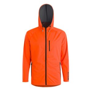 Veste de Pluie Adulte Gist Giacca Waterproof 15 Micron avec Capuche Orange L -5276