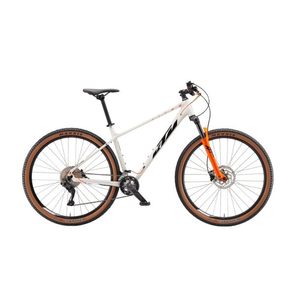 Vélo VTT KTM Ultra Flite 29 blanc métallique/orange - Taille XL modèle 2023 - 53cm