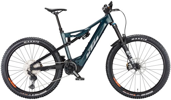 Vélo VTT Électrique KTM Macina Prowler Master - Taille M vert/bleu/orange modèle 2023 - 43cm