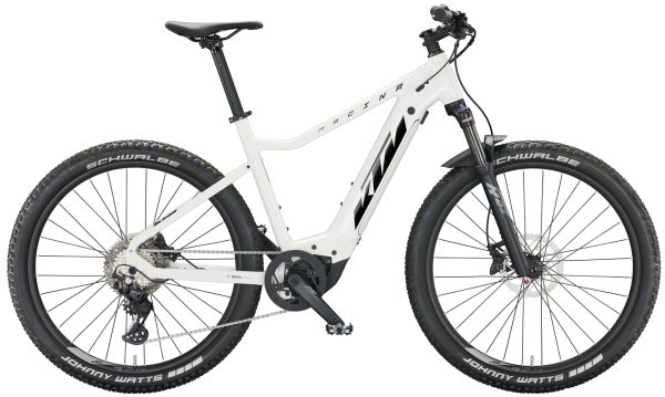 Vélo VTT Électrique KTM Macina Race 571 blanc (noir/orange) - Taille L modèle 2022 - 48cm