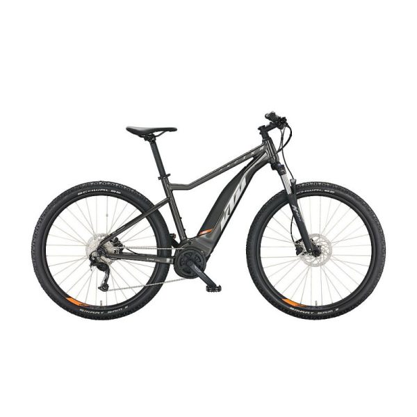 Vélo VTT Électrique KTM Macina Race 591 blanc (noir/orange) - Taille XL modèle 2022 - 53cm