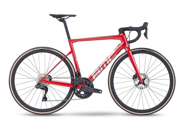 Vélo de Route BMC Teammachine SLR One Ultegra Di2 rouge irisé - Taille 58cm modèle 2023