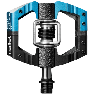Pédales Crank Brothers Mallet Enduro Bleu/noir / Ressort Noir