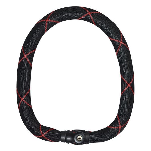 Antivol Velo Chaine A Cle Abus Ivy Chain 9210 Diam 10Mm Longueur 85Cm Avec Serrure Integree  -Niveau Securite 13-