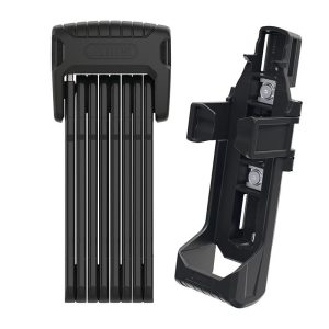 Antivol Velo - Trottinette Pliable-Pliant Abus Granit Bordo 6500K Longueur 120Cm Noir Type Couteau (Homologue Art)  -Niveau Securite 15-