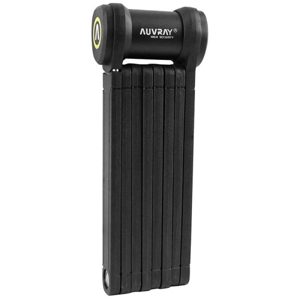 Antivol Velo Pliable-Pliant Auvray City Lock 360 Pro L 120Cm Noir Type Couteau + Support Niveau Securite 8 -10 - Homologue Art2