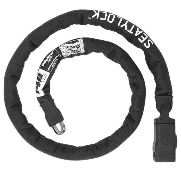 Antivol Velo Chaine A Cle Seatylock Viking Silver Maillons 7Mm 140Cm (Vendu A L'Unite) Homologue Sold Secure Silver