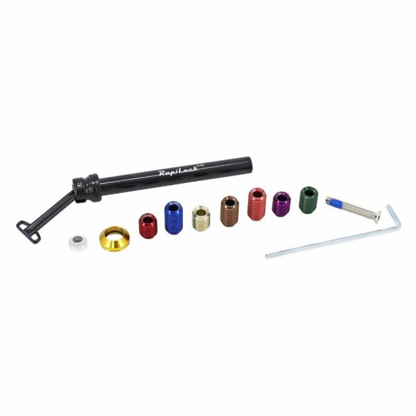 Axe Traversant - Blocage Rapido Roue Route Avant Lg 105Mm M12X100 Compatible Tout Filetage