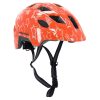 Casque Velo Enfant Newton Stars Orange In Mold Avec Lock Taille 48-52 (Vendu En Boite)