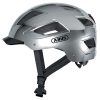 Casque Velo Adulte Abus Urbain Hyban 2.0 Chrome Eclairage Integre Taille  M (52-58Cm) Reglage Molette