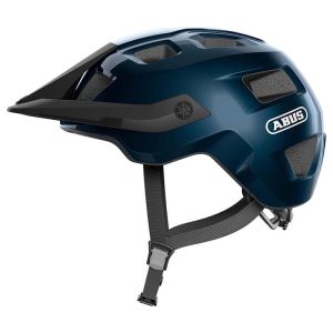 Casque Velo Adulte Abus Vtt Motrip Bleu Nuit Taille  M (54-58Cm) Reglage Molette