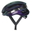 Casque Velo Adulte Abus Route Airbreaker Flip Flop Violet Blanc Perle Taille  M (52-58Cm) Reglage Molette