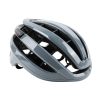 Casque Velo Adulte Gist Route Rapido Gris Brillant Taille 56-62 Reglage Molette 255Grs