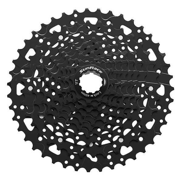 Cassette  10V. Sunrace U-Serie Csus400 11-43 Vtt Noir (Livre En Boite) - Compatible Cues