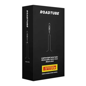 Chambre A Air Velo 700 X 23-30 Pirelli Roadtube Valve Presta Noir 80 Mm (Obus Demontable)