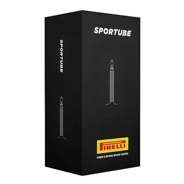 Chambre A Air Velo 700 X 23-30 Pirelli Sportube Valve Presta Argent 60 Mm