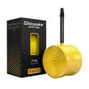 Chambre A Air Velo 700 X 33-45 Pirelli Cinturato Smartube Tpu Valve Presta Jaune - Noir 60 Mm