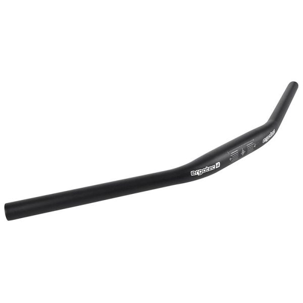 Cintre Vtt-City Droit Ergotec Moon Alu Noir Diam 31.8Mm L 625Mm (Homologue Niveau 4)