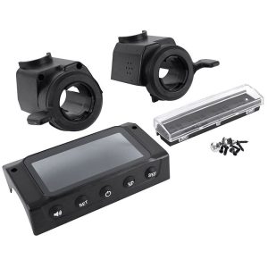 Couvercle-Cache D'Ecran Pour Compteur Trottinette Kugoo Avec Accelerateur Et Frein Noir  -Selection Gravity-