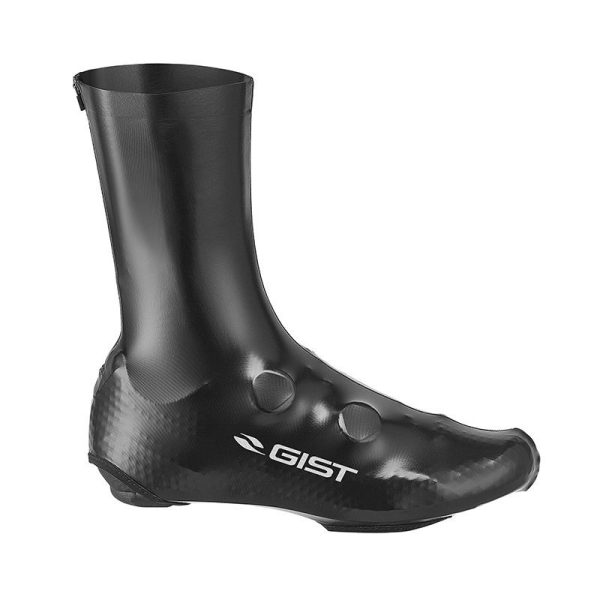 Couvre Chaussure Pluie Route Gist Rain Noir 37-39 Avec Zip Thermosoude (Paire) -5922