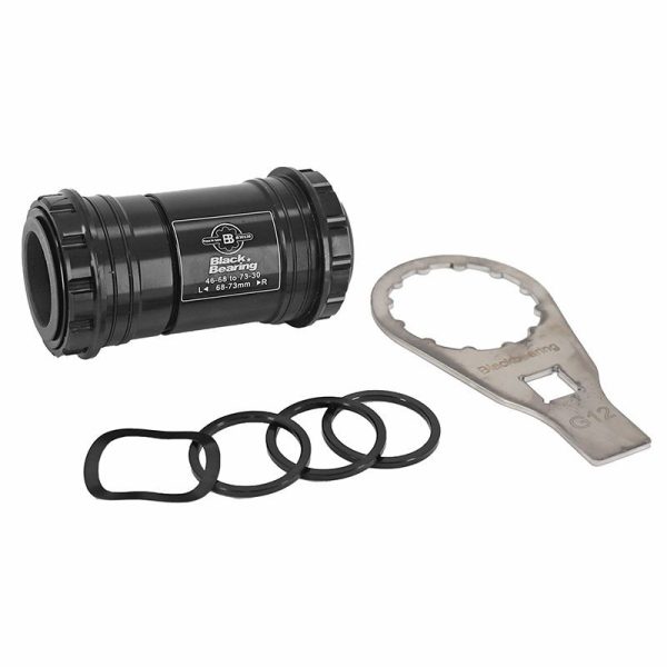 Cuvette Integre Boitier  Vtt-Route A Emboiter-Pf30 Dub Blackbearing Roulement Ceramique Boite De 68-73 Diam 46 Pour Axe 28.99Mm (Compatible Sram)  - Cle Montage Incluse-