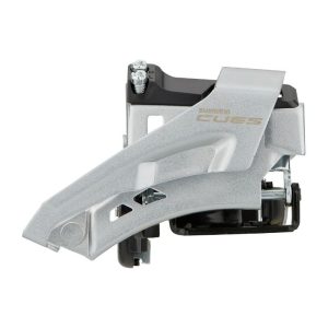 Derailleur Vtt Avant Shimano 9-10V. Cues U4000 Top Swing  Double (Fixation Par Collier Bas)