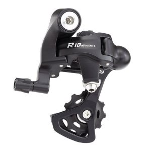 Derailleur Route Arriere Microshift 10V. Chape Courte A Vis Double (Compatible Shimano)