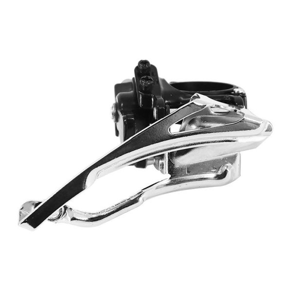 Derailleur Vtt Avant Microhsift 7-8V.  A Collier 34.9 Pour Triple Plateau 48X38X28 Tirage Haut-Bas (Avec Collier Adaptateur 31.8) (Compatible Shimano)