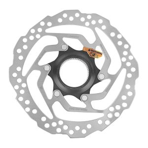 Disque De Frein Vtt Centerlock Shimano Rt10  Acera 160Mm Pour Plaquette Resine Avec Contre Ecrou