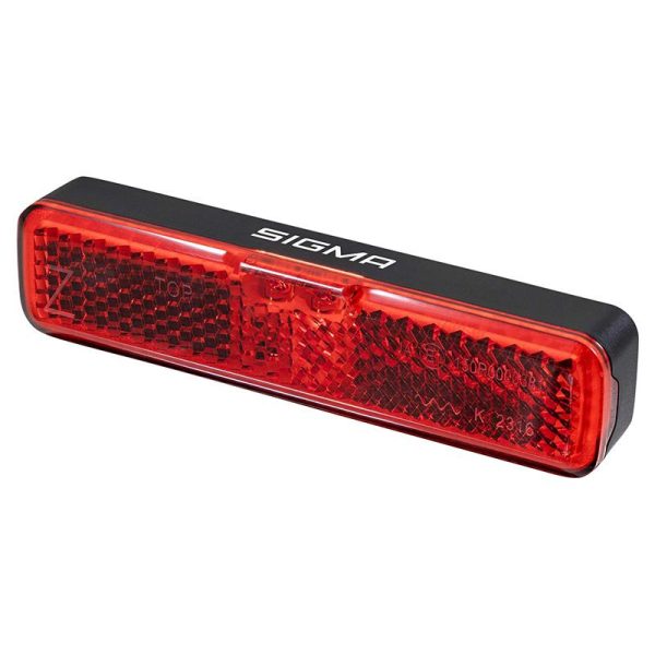 Eclairage Velo Vae - E-Bike Arriere Sur Porte Bagage Sigma Eox Rl Rack 6-48V Noir Fonction Feu Stop - Feu Stop D'Urgence