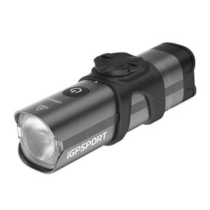 Eclairage Velo Avant Intelligent Igpsport Vs800S Lumens Alu Led Rechargeable Usb (Visible 140M) - Connexion Possible Avec Le Compteur Igpsport - Faisceau Lumineux Contours Nets Adaptatif A La Vitesse