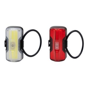 Eclairage Velo Usb Kit Sur Cintre-Tige De Selle Zefal Vision F20-R20 Lumens Noir (Avant+Arriere)
