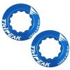 Ecrou Disque De Frein Center Lock Tripeak Aluminium Ultra Leger 7G Bleu Fonce - Serrage Interne (Vendu A La Paire)