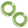 Ecrou Disque De Frein Center Lock Tripeak Aluminium Ultra Leger 7G Vert - Serrage Interne (Vendu A La Paire)