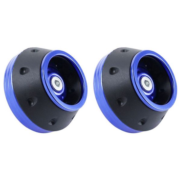 Ecrou Protection Antichute Fixation Moyeu Pour Trottinette Metal Bleu  -Selection Gravity-