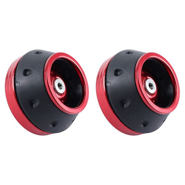 Ecrou Protection Antichute Fixation Moyeu Pour Trottinette Metal Rouge  -Selection Gravity-
