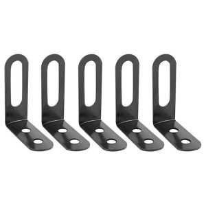 Equerre Inox Eurofender Pour Fixation De Garde Boue (40Mm) Noir (Vendu Par 5)