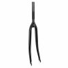 Fourche Route 700C Acier Noir Pivot Lisse 1"-22.2 Interieur