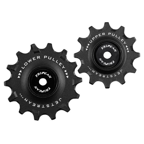 Galet Derailleur Route Tripeak 12-14 Dents G5 Ceramique 11V. Shimano Dura-Ace R9100 - Ultegra R8000 -105 R7000 Noir (Blister De 2)
