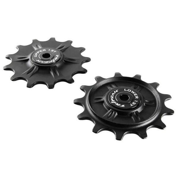 Galet Derailleur Gravel-Vtt Tripeak 13-13 Dents G5 Ceramique 11V. Shimano Grx-Xt (Grx 812 - 817 - Xtm8000) Noir (Blister De 2)