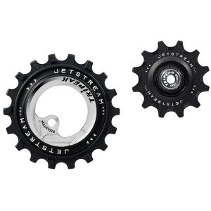 Galet Derailleur Aopw Tripeak 12-18 Dents Ceramique 11V. Shimano Ultegra R8000 Gs - 105 R7000Gs Argent (Jeu De 2) (Garantie 4 Ans)