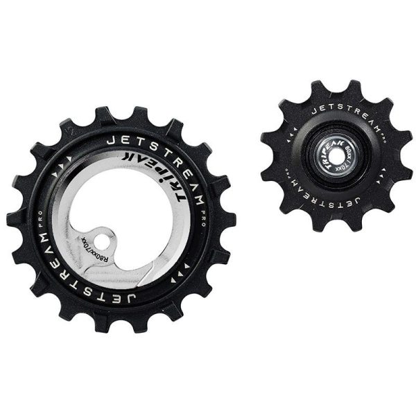 Galet Derailleur Aopw Tripeak 12-18 Dents Ceramique 11V. Shimano Ultegra R8000 Gs - 105 R7000Gs Argent (Jeu De 2) (Garantie 4 Ans)